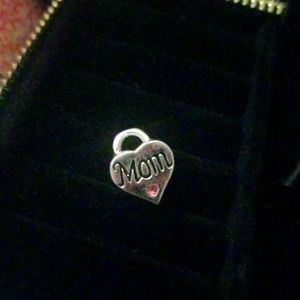 Pandora Hearts Charm and flower basket charm bundle sterling silver fits pandora